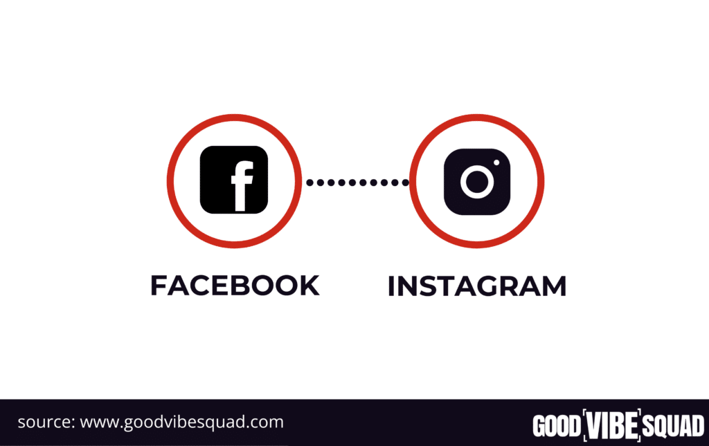 shows facebook and instagram icons