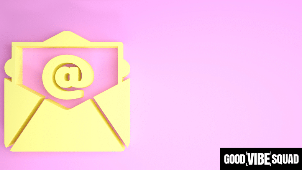 yellow email icon in front of a pink background to represent crafting powerful subject lines for loan officer emails