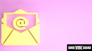 yellow email icon in front of a pink background to represent crafting powerful subject lines for loan officer emails