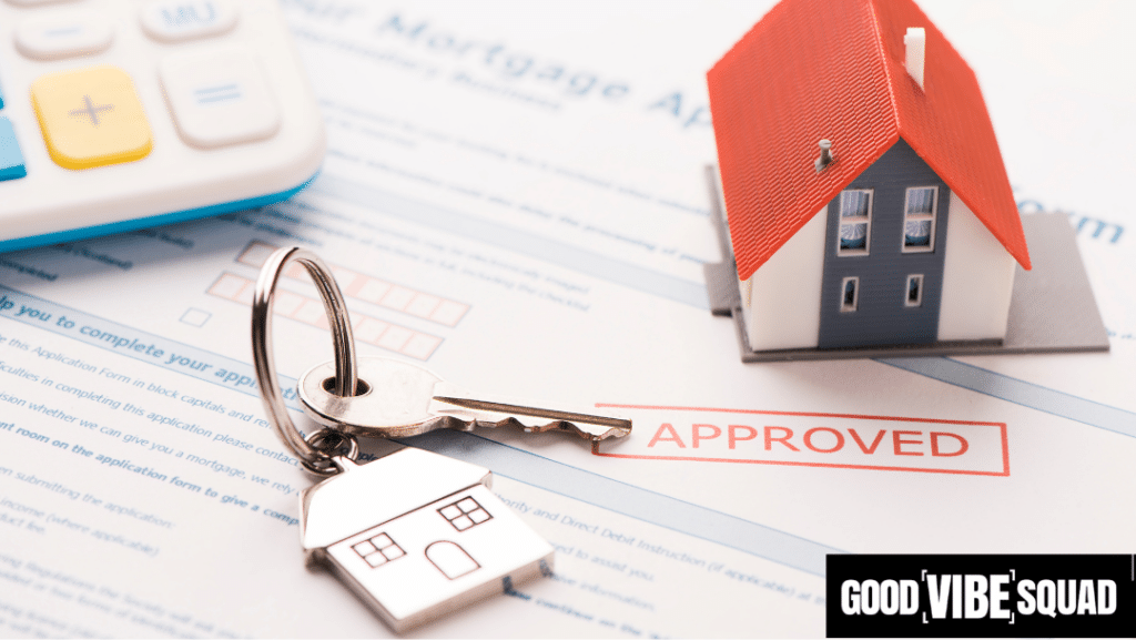 a small house, keys, and calculator on top of a mortgage application to represent an expedited pre-approval